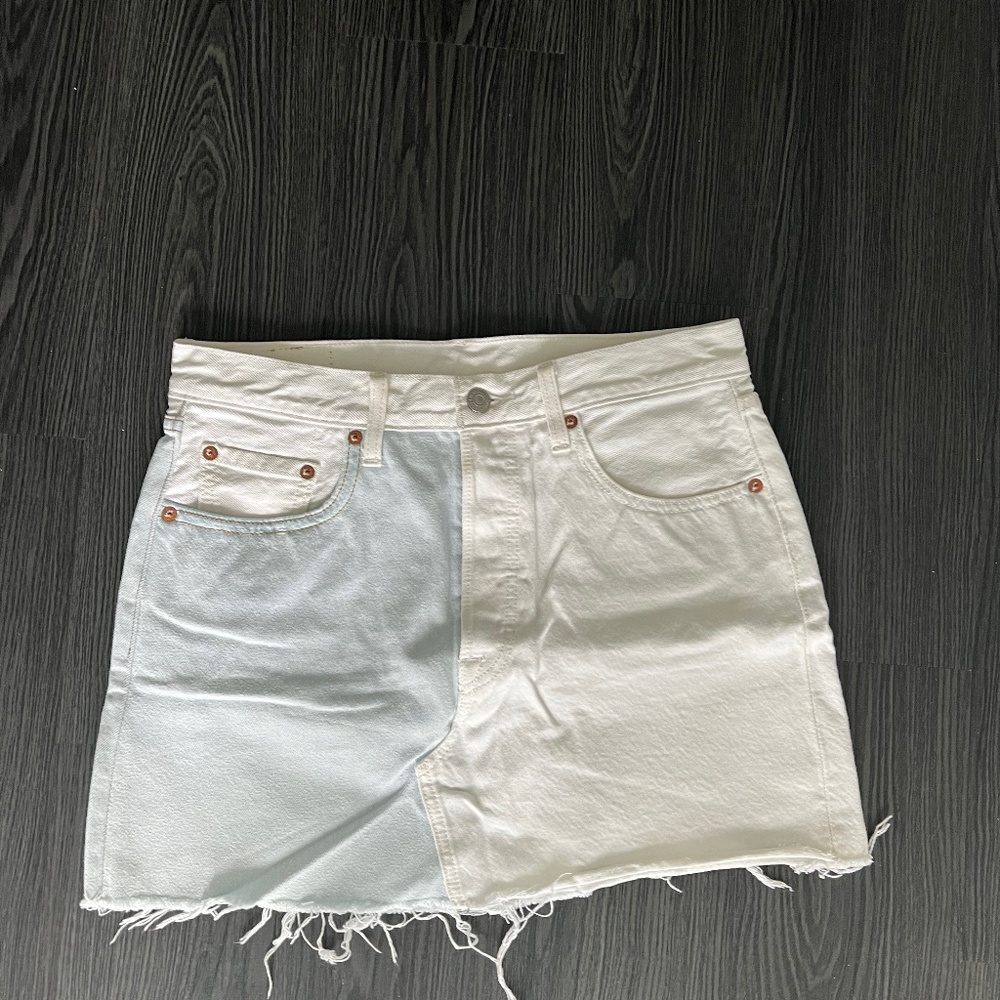 Levi's Denim Two Tone Skirt